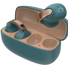 ★エントリーでポイント5倍★Victor イヤーカフ型 ワイヤレスイヤホン HA-NP1T-A ティールブルー 音アクセ ビクター