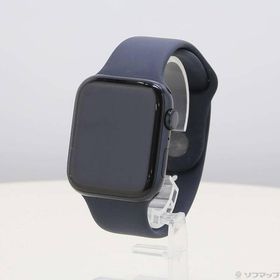〔中古〕Apple(アップル) Apple Watch SE 第2世代 GPS 44mm ミッドナイトアルミニウムケース ミッドナイトスポーツバンド〔258-ud〕