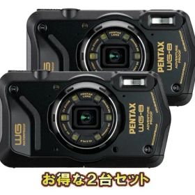 PENTAX ペンタックス WG-8 ブラック×2台セット【wg8set】