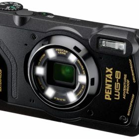 【ポイント10倍】 ペンタックス デジタルカメラ PENTAX WG-8 [ブラック] [画素数：2000万画素(有効画素) 光学ズーム：5 倍 撮影枚数：340 枚 防水カメラ：○] 【P10倍】