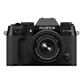 FUJIFILM ミラーレス一眼カメラ X-T50 XC15-45mm レンズキット ブラック
