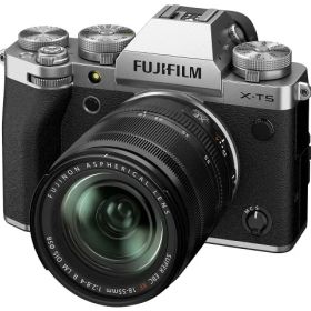 【ポイント10倍】 富士フイルム デジタル一眼カメラ FUJIFILM X-T5 XF18-55mmレンズキット [シルバー] [タイプ：ミラーレス 画素数：4020万画素(有効画素) 撮像素子：APS-C 23.5mm×15.7mm CMOS5HR 重量：476 g] 【P10倍】