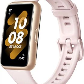 HUAWEI スマートウォッチ Band 7 フルビューディスプレイ1.47インチ 2週間持続バッテリー ネビュラピンク 日本正規代理店品 LEA-B19