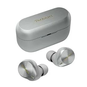 【中古】テクニクス ワイヤレスイヤホン EAH-AZ80-S シルバー bluetooth ノイズキャンセリング 3台マルチポイント IPX4 LDAC対応 ハイレゾ音質再生 急速