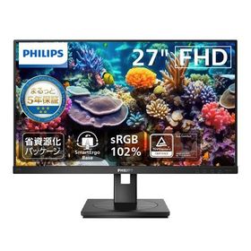 PHILIPS 272S1AE/11 液晶モニタ 27型/1920×1080/DisplayPort、HDMI、DVI-D、D-Sub/スピーカー：あり/5年保証/省資源化パッケージ/昇降スタンド