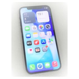 中古 Apple iPhone12 64GB ブラック MGHN3J/A SIMフリー