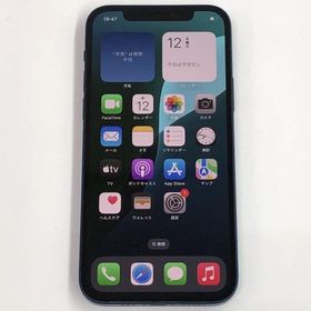 au iPhone12 64GB ブルー MGHR3J/A Apple 【IMEI：353051111693319】【利用制限：○】店頭/他モール併売《家電・山城店》A3959