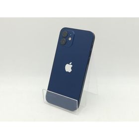 【中古】Apple au 【SIMロック解除済み】 iPhone 12 128GB ブルー MGHX3J/A【神戸】保証期間１週間【ランクC】
