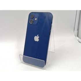【中古】Apple docomo 【SIMロック解除済み】 iPhone 12 64GB ブルー MGHR3J/A【千葉】保証期間１ヶ月【ランクC】