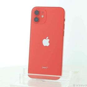 〔中古〕Apple(アップル) iPhone12 64GB プロダクトレッド MGHQ3J／A SIMフリー〔247-ud〕