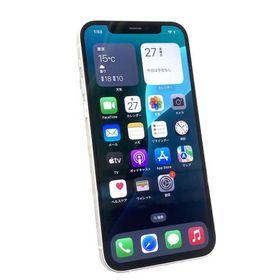中古 Apple iPhone12 128GB ホワイト MGHV3J／A SoftBank ※赤ロム保証あります
