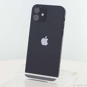 〔中古〕Apple(アップル) iPhone12 64GB ブラック MGHN3J／A SIMフリー〔344-ud〕