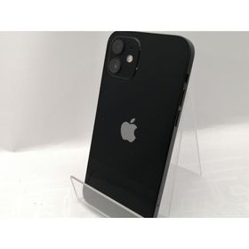 【中古】Apple docomo 【SIMロック解除済み】 iPhone 12 64GB ブラック MGHN3J/A【秋葉本店】保証期間１ヶ月【ランクC】