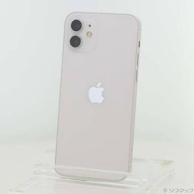 〔中古〕Apple(アップル) iPhone12 64GB ホワイト MGHP3J／A SIMフリー〔368-ud〕