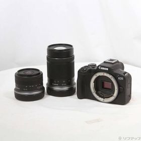 〔中古〕Canon(キヤノン) EOS R50 ダブルズームキット ブラック〔348-ud〕
