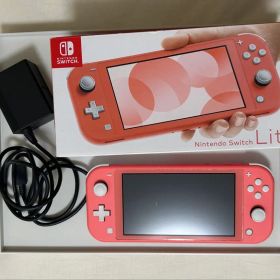 Nintendo Switch Lite コーラル 本体 純正ACアダプター 箱