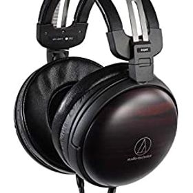 【中古-非常に良い】audio-technica ヘッドホン ハイレゾ音源対応 ウッドハウジング ATH-AWKT