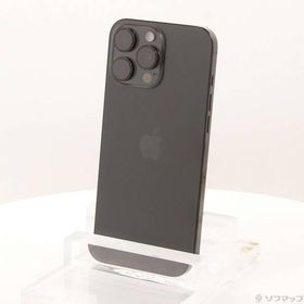〔中古〕Apple(アップル) iPhone16 Pro Max 512GB ブラックチタニウム MYWL3J／A SIMフリー〔198-ud〕