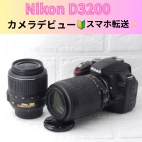 Nikon D3200☆コンパクト☆操作簡単☆一眼レフカメラ☆カメラデビュー☆