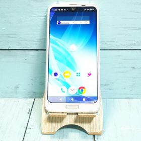 docomo AQUOS R2 SH-03K Platinum White 本体 白ロム SIMロック解除済み SIMフリー 099624