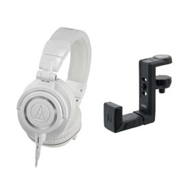 audio-technica ATH-M50xWH + ヘッドホンハンガー AT-HPH300 セット ヘッドホン