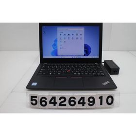 ノートパソコン Lenovo ThinkPad X280 Core i5 8250U 1.6GHz/8GB/256GB(SSD)/12.5W/FWXGA(1366x768)/Win11