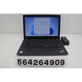ノートパソコン Lenovo ThinkPad X280 Core i5 8250U 1.6GHz/8GB/256GB(SSD)/12.5W/FWXGA(1366x768)/Win11