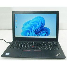Windows11 Lenovo Thinkpad X280 (20KE-A00YJP) Core i5-8250U 1.6GHz 8GB 256GB(新品NVMe SSD) 12.5インチ(1366×768) 天板使用感あり 中古ノートパソコン