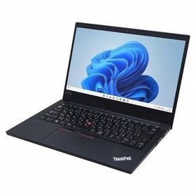 ノートパソコン lenovo ThinkPad E14 中古 2019年モデル Windows11 64bit WEBカメラ 第10世代 Core i3 メモリ16GB 高速 SSD 無線LAN フルHD 14インチ A4サイズ 4
