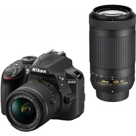 Nikon D3400 ダブルズームキット ブラック 良品 動作確認済み 1ヶ月保証付 初心者向け
