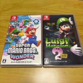 スーパーマリオブラザーズ ワンダー・ ルイージマンション2 HD セット売り