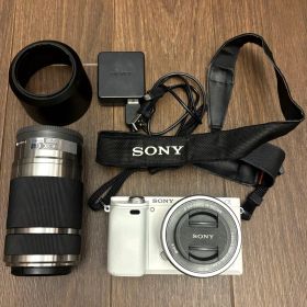 SONY α6000 ダブルズームキット 白