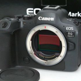 【中古】【美品】キヤノン EOS R6 Mark II ボディ（センサー清掃済み） CA01-R6592-2S4 Canon RFマウント フルサイズ 5軸手ブレ補正 EVF 中古