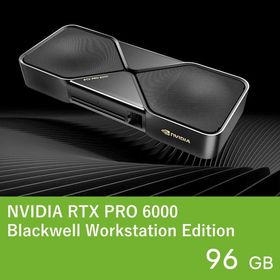 【GPU】 NVIDIA グラフィックボード NVIDIA RTX PRO 6000 Blackwell Workstation Edition【代引き不可】 6501-2710010583568-2710020208499