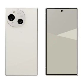 シャープ SHARP AQUOS R10 256GB SH-M31A W カシミヤホワイト 6.5型 12GB/256GB SIMフリースマートフォン