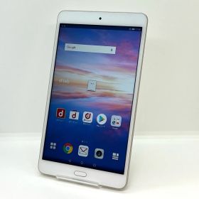 【美品】HUAWEI dtab Compact d-02K docomo SIMロック解除済 ゴールド 8インチ 白ロム タブレット本体 送料無料 中古 S673