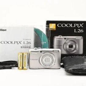 ■ ほぼ新品■ニコン Nikon COOLPIX L26 シルバー
