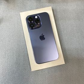 ジャンク iPhone 14Pro 128GB パープル 国内SIMフリー 送料無 04216