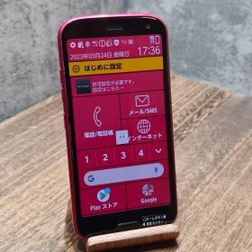 美品 らくらくスマートフォン F-52B SIMフリー スマホ