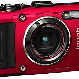 【中古】【非常に良い】OLYMPUS デジタルカメラ STYLUS TG-4 Tough レッド 1600万画素CMOS F2.0 15m 防水 100kgf耐荷重 GPS+電子コンパス&内蔵Wi-Fi TG-4 RED