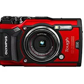 【中古】「非常に良い」OLYMPUS デジタルカメラ Tough TG-5 レッド 1200万画素CMOS F2.0 15m 防水 100kgf耐荷重 GPS+電子コンパス&内蔵Wi-Fi TG-5 RED