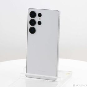 (中古)SAMSUNG (展示品) Galaxy S25 Ultra 256GB チタニウムホワイトシルバー SM-S938QZSASJP SIMフリー(262-ud)