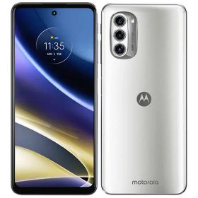 【中古】【安心保証】 moto g52j 5G SPECIAL XT2219-1[256GB/8GB] SIMフリー パールホワイト