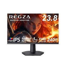 REGZA ゲーミングモニター 23.8インチ FHD 240Hz 1ms(GTG) HDR10 Fast IPSパネル Adaptive Sync HDMI対応 RM-G245R