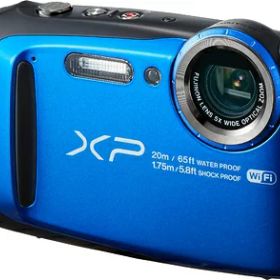 【中古】（新古品） FUJIFILM デジタルカメラ XP120 ブルー 防水 FX-XP120BL