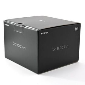 ＜未開封品＞ FUJIFILM X100VI ブラック｜約4020万画素×X-Trans CMOS 5 HR｜防振搭載コンデジ｜23mm F2固定レンズ｜ハイブリッドビューファインダー