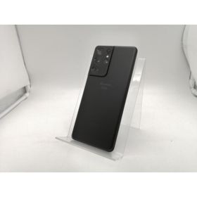 【中古】SAMSUNG docomo 【SIMロック解除済み】 Galaxy S21 Ultra 5G ファントムブラック 12GB 256GB SC-52B【なんば】保証期間１週間【ランクC】