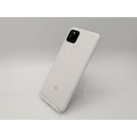 【中古】Google SoftBank 【SIMロック解除済み】 Pixel 4a (5G) Cleary White 6GB 128GB G025H【広島本通】保証期間１ヶ月【ランクC】