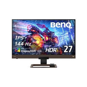 BenQ MOBIUZ EX2780Q ゲーミングモニター (27インチ/IPS/DisplayHDR400/WQHD/144Hz/5ms/リモコン/2.1chスピーカー/HDMI/DP/USB Type-C)