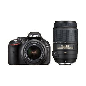Nikon デジタル一眼レフカメラ D5200 ダブルズームキット AF-S DX NIKKOR 18-55mm f/3.5-5.6G VR/ AF-S DX NIKKOR 55-300mm f/4.5-5.6G ED VR ブラッ